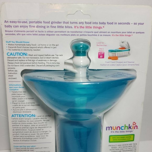 Munchkin Other Munchkin Baby Fresh Food Grinder Portable Mill New Poshmark